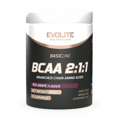 Evolite BCAA 2:1:1 400g Naturalny