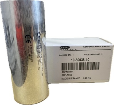 Kondensator, Capacitor 8MF 750V Carrier 10-60038-10 