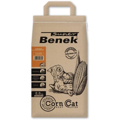 CERTECH Super Benek Corn Cat - żwirek kukurydziany zbrylający 14l