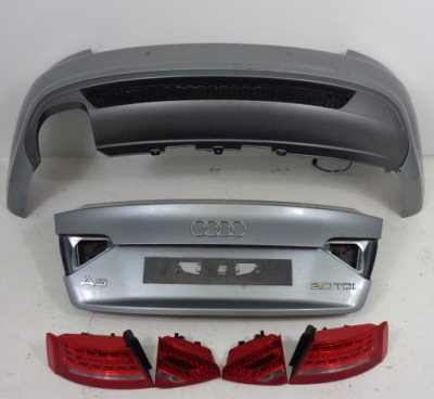 Audi a5 8t купе s line задний  лампы бампер ly7g led фото №1