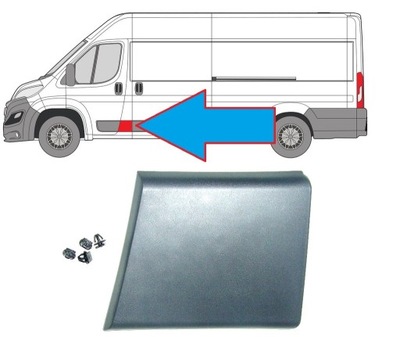 НАКЛАДКА ЛЕВАЯ СТОЙКИ ZA КАБИНОЙ CITROEN JUMPER FIAT DUCATO PEUGEOT BOXER 2006-