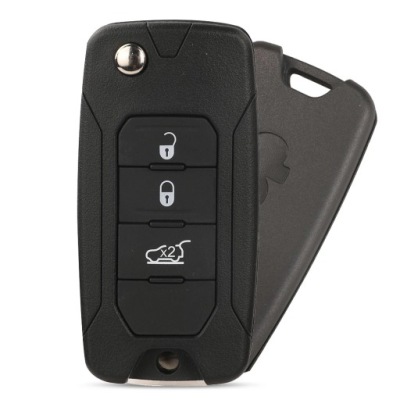 Y61109 2/3/4 buttons for jeep wrangler renegade 2015-2018 flip remote car k фото №1