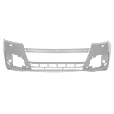 Бампер audi q7 01.2015- білий фото №1