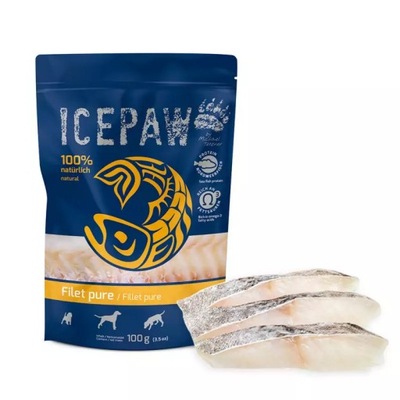 ICEPAW Filet Pure - dorsz 100% 100g