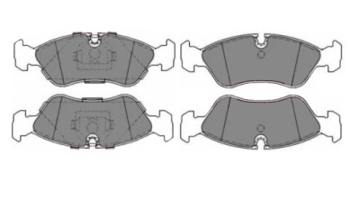 Тормозные колодки kamoka перед opel astra calibra фото №1