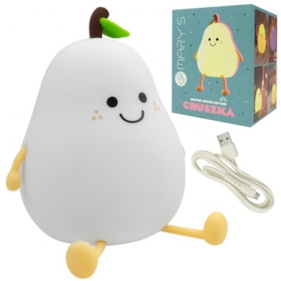 Lampka nocna LED MARY'S GRUSZKA biały RGB akumulatorow