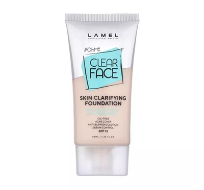 LAMEL CLEAR FACE FOUNDATION PODKŁAD SPF15 402