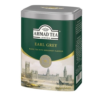 Herbata Ahmad Earl Grey Tea 100g puszka
