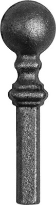 grot stalowy kuty 095 (H95x27 mm, 12x12 mm)