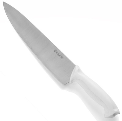 Nóż do pieczywa ostrze 24 cm biały HACCP Hendi