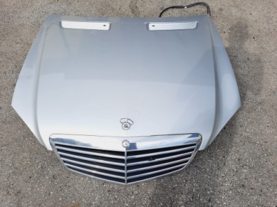 Mercedes s-klasa w221 рестайлинг  12r капот комплектная решётка  775 фото №1