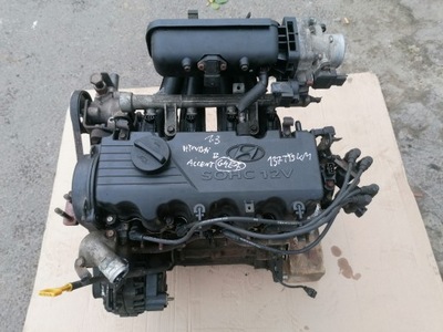 MOTOR 1.3 12V HYUNDAI ACCENT 137 MIL KM PALI!G4EA  