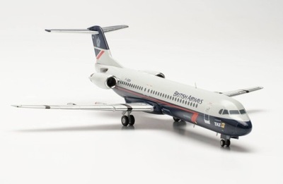 Model samolotu Fokker 100 British Airways 1:200