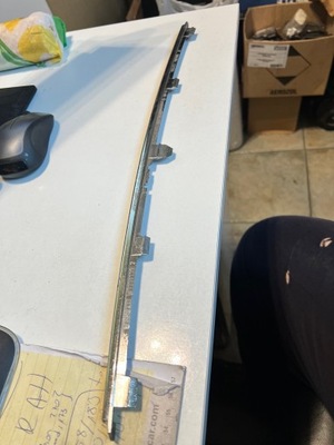 Молдинг хром бампера renault laguna iii oryg. фото №1