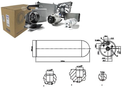 SAUSINTUVAS KONDICIONAVIMO MERCEDES S C215 S W220 SL R230 SPRINTER 2-T 