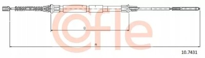 COFLE ТРОС РУЧНОГО 10.7431