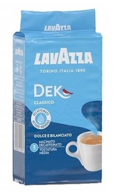 Kawa mielona LAVAZZA DEK Bezkofeinowa 0,25 kg