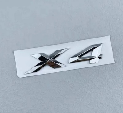 EMBLEMA INSCRIPCIÓN X4 CROMAPARA PARA BMW X 4 INSIGNIA LOGOTIPO  