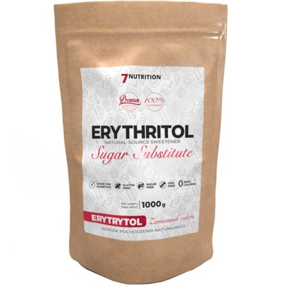 ERYTRYTOL 1 KG ERYTROL NATURALNY SŁODZIK 0 KCAL