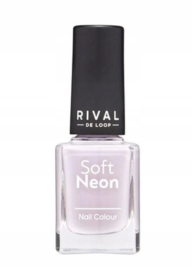 RIVAL DE LOOP soft neon nail colour lakier do paznokci nr 03 jasny fiolet