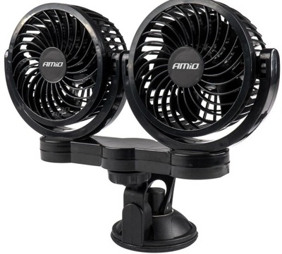 DOBLE VENTILADOR VENTILADOR PRZYSAWKA PARA CABINAS TIR COCHE DE CARGA KAMPER 24V  