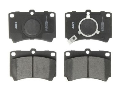 KLOCEK DE FRENADO KIT PARTE DELANTERA CONVIENE DO: KIA RIO I; MAZDA 323 II, 323 II  