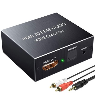 KONWERTER HDMI EKSTRAKTOR 4K SPDIF AUDIO