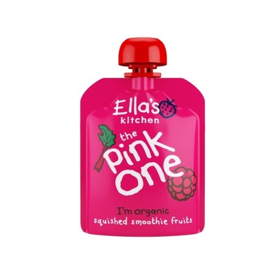 Ella's Kitchen BIO PINK ONE deserek owocowe smoothie ze smoczym owocem 90 g