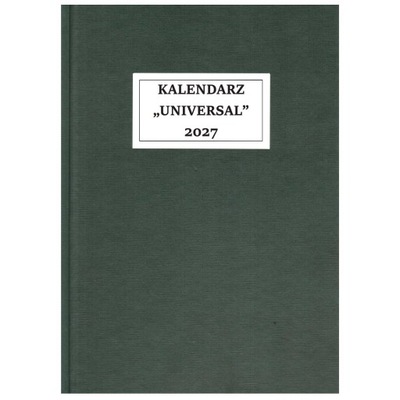 Kalendarz na 2027 rok DZIENNY TERMINARZ Format A4