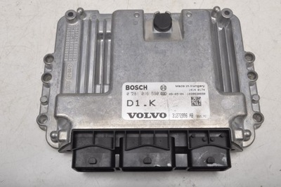 VOLVO C30 S40 II C70 V50 1.6 D COMPUTADOR UNIDAD DE CONTROL DEL MOTOR P1 31272996AB  