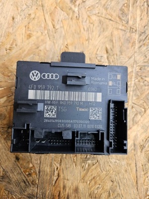 AUDI A6 C6 Q7 MÓDULO UNIDAD DE CONTROL DE PUERTA 4F0959792T  