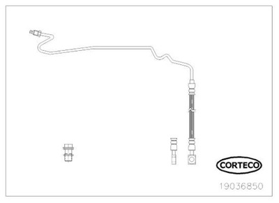 CABLE DE FRENADO FLEXIBLES VW  