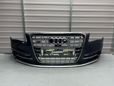 Бампер kompletny перед audi a8 s8 d4 przed lift камера радари оригінал фото №1