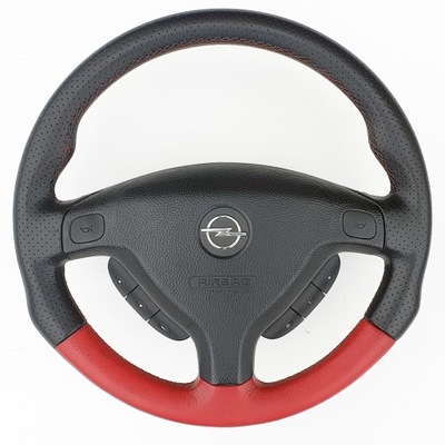 OPEL ASTRA G ZAFIRA A OPC VOLANTE ROJO LINEA ROSSA BOLSA AIRBAG  