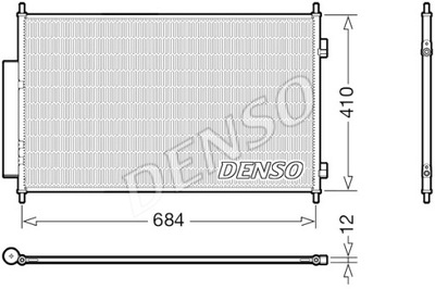 DENSO CONDENSADOR DE ACONDICIONADOR HONDA HR-V 1.5 1.6D 08.15-  