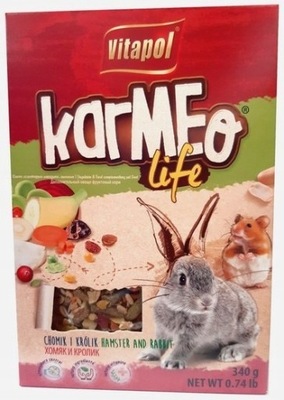 VITAPOL Karmeo Pokarm owocowo-warzywny królik 340g