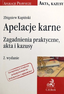Apelacje karne Zbigniew Kapiński