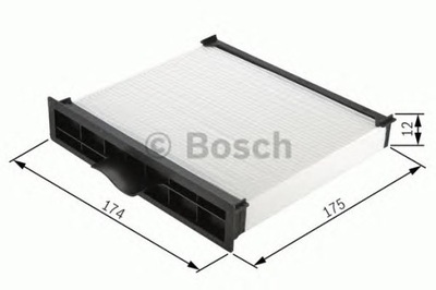 FILTRAS KABINOS BOSCH 1987432164 HYUNDAI I10 