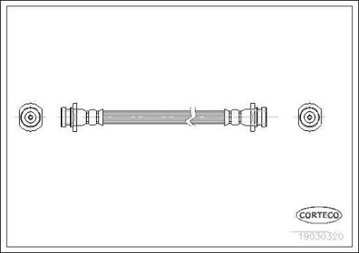 CABLE DE FRENADO FLEXIBLES OPEL AGILA 00-07 PARTE TRASERA  