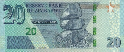 Zimbabwe - 20 Dollars - 2020 - P104 - St.1