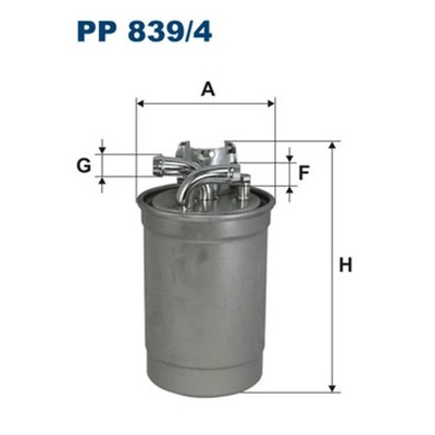 ФИЛЬТР ТОПЛИВА ФИЛЬТРON PP 839/4