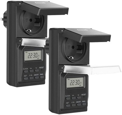 Programator czasowy TIMER CYFROWY 2 szt Dewenwils TS-ED204
