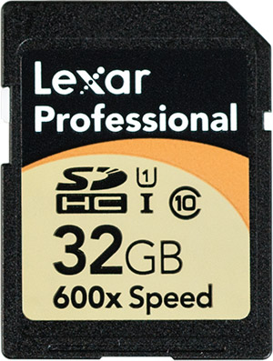 Karta pamięci SDHC Lexar Professional 32 GB 600x