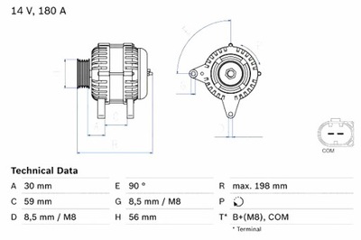 BOSCH ГЕНЕРАТОР AUDI A4 B8 A6 ALLROAD C6 A6 C6 Q7 2.7D 3.0D