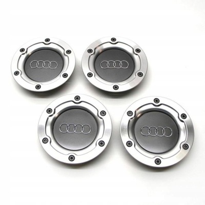 4XAUDI 147MM КОВПАЧКИ ЗАГЛУШКИ КОВПАЧКИ ДИСКІВ KAPSLE