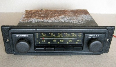 RADIO UNITRA SAFARI 5 - FIAT 125p 126 ZASTAVA FSO