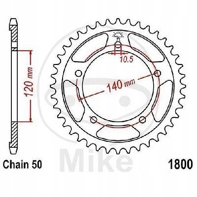 PINION GEAR REAR JT 40-ZEBOW GSX 1300 2008-2015  