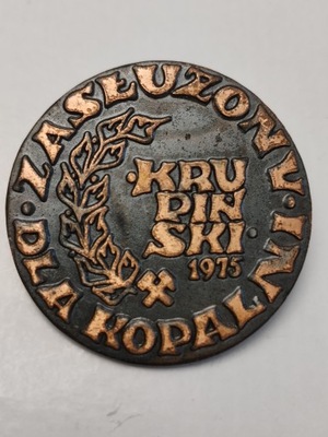 Odznaka Zasłużony dla kopalni Krupiński Szuszec