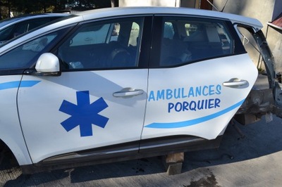 Дверь левая задняя renault scenic iv dv369 фото №1