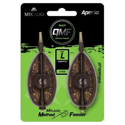 Koszyczek Mikado Quick Method Feeder Aperio - rozmiar L 2x40g